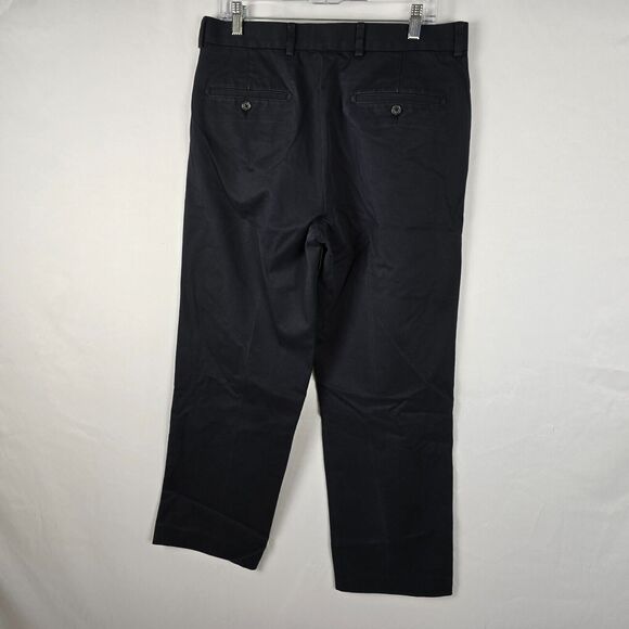 Nordstrom Chino Pants Men's 34 x 34 *** Dk Blue Straight Smartcare Wrinkle Free - Picture 15 of 16